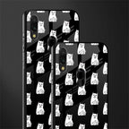 middle finger cat meme glass case for redmi y3 image-2