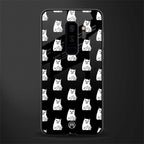 middle finger cat meme glass case for samsung galaxy s9 plus image
