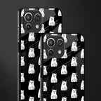 middle finger cat meme glass case for mi 11 lite image-2
