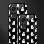 middle finger cat meme glass case for vivo x60 pro image-2