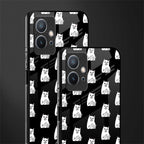middle finger cat meme glass case for vivo y75 5g image-2