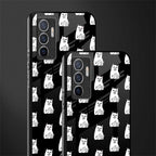 middle finger cat meme glass case for vivo v23e image-2