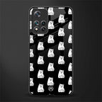 middle finger cat meme glass case for poco m4 pro 5g image