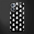 middle finger cat meme glass case for oneplus nord ce 2 5g image