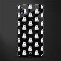 middle finger cat meme glass case for vivo y91i image