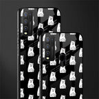 middle finger cat meme glass case for vivo y50 image-2
