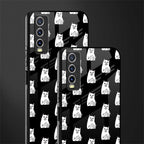 middle finger cat meme glass case for vivo y20svivo y20avivo y20g image-2