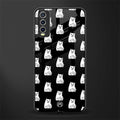 middle finger cat meme glass case for vivo y20i vivo y20t image