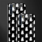 middle finger cat meme glass case for oppo f15 image-2