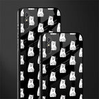 middle finger cat meme glass case for redmi 9a image-2
