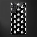 middle finger cat meme glass case for oppo reno 4 pro image