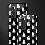 middle finger cat meme glass case for vivo v20 se image-2