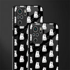 middle finger cat meme glass case for redmi note 10 image-2