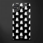 middle finger cat meme glass case for samsung galaxy a22 5g image