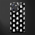 middle finger cat meme glass case for realme c35 image