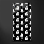 middle finger cat meme glass case for iphone xr image