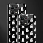 middle finger cat meme back phone cover | glass case for oppo f21 pro 4g