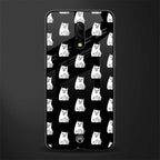 middle finger cat meme glass case for oneplus 7 image