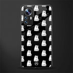 middle finger cat meme back phone cover | glass case for xiaomi 12 pro