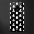 middle finger cat meme glass case for oneplus 6 image