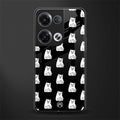 middle finger cat meme back phone cover | glass case for oppo reno 8 pro