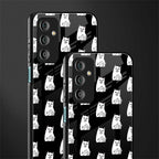 middle finger cat meme back phone cover | glass case for samsung galaxy f23 5g