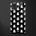 middle finger cat meme back phone cover | glass case for vivo v21e 4g