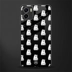 middle finger cat meme back phone cover | glass case for vivo y72