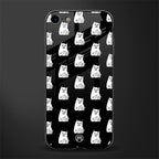 middle finger cat meme glass case for iphone 7 image