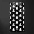 middle finger cat meme glass case for iphone se 2020 image