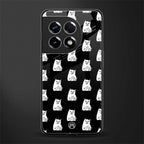 middle finger cat meme back phone cover | glass case for oneplus 11r