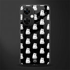 middle finger cat meme back phone cover | glass case for oneplus nord ce 3 lite