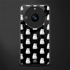 middle finger cat meme back phone cover | glass case for realme 11 pro 5g