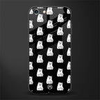 middle finger cat meme glass case for iphone 6 plus image