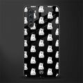 middle finger cat meme glass case for oneplus nord ac2001 image