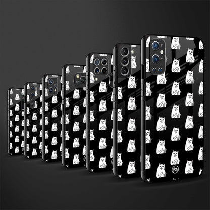 middle finger cat meme back phone cover | glass case for samsung galaxy a14 5g