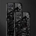 minimalistic black aesthetic collage back phone cover | glass case for samsung galaxy f42