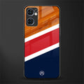 minimalistic wooden pattern glass case for oppo reno7 5g image