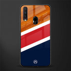 minimalistic wooden pattern glass case for vivo y12 image