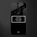 mom says i'm cool black glass case for redmi k20 pro image
