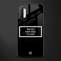 mom says i'm cool black glass case for realme x2 image