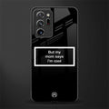 mom says i'm cool black glass case for samsung galaxy note 20 ultra 5g image