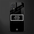 mom says i'm cool black glass case for realme x7 pro image