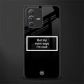 mom says i'm cool black phone case | glass case for vivo v23 5g