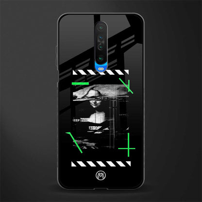 mona lisa art glass case for poco x2 image