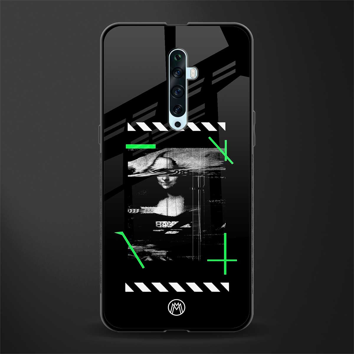 mona lisa art glass case for oppo reno 2z image