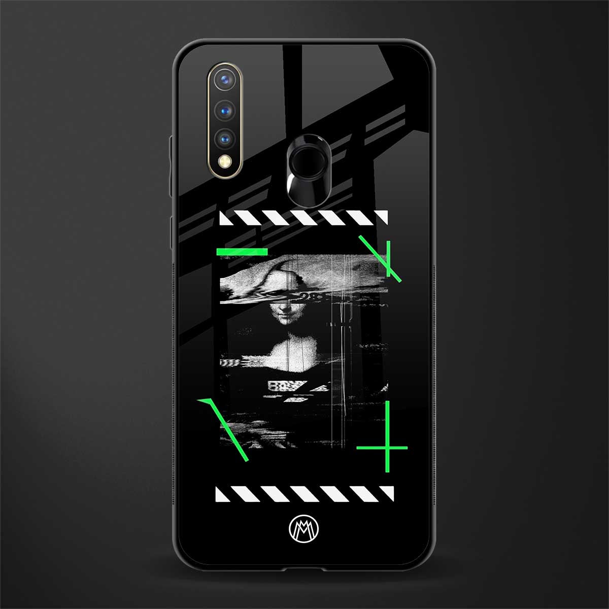 mona lisa art glass case for vivo u20 image