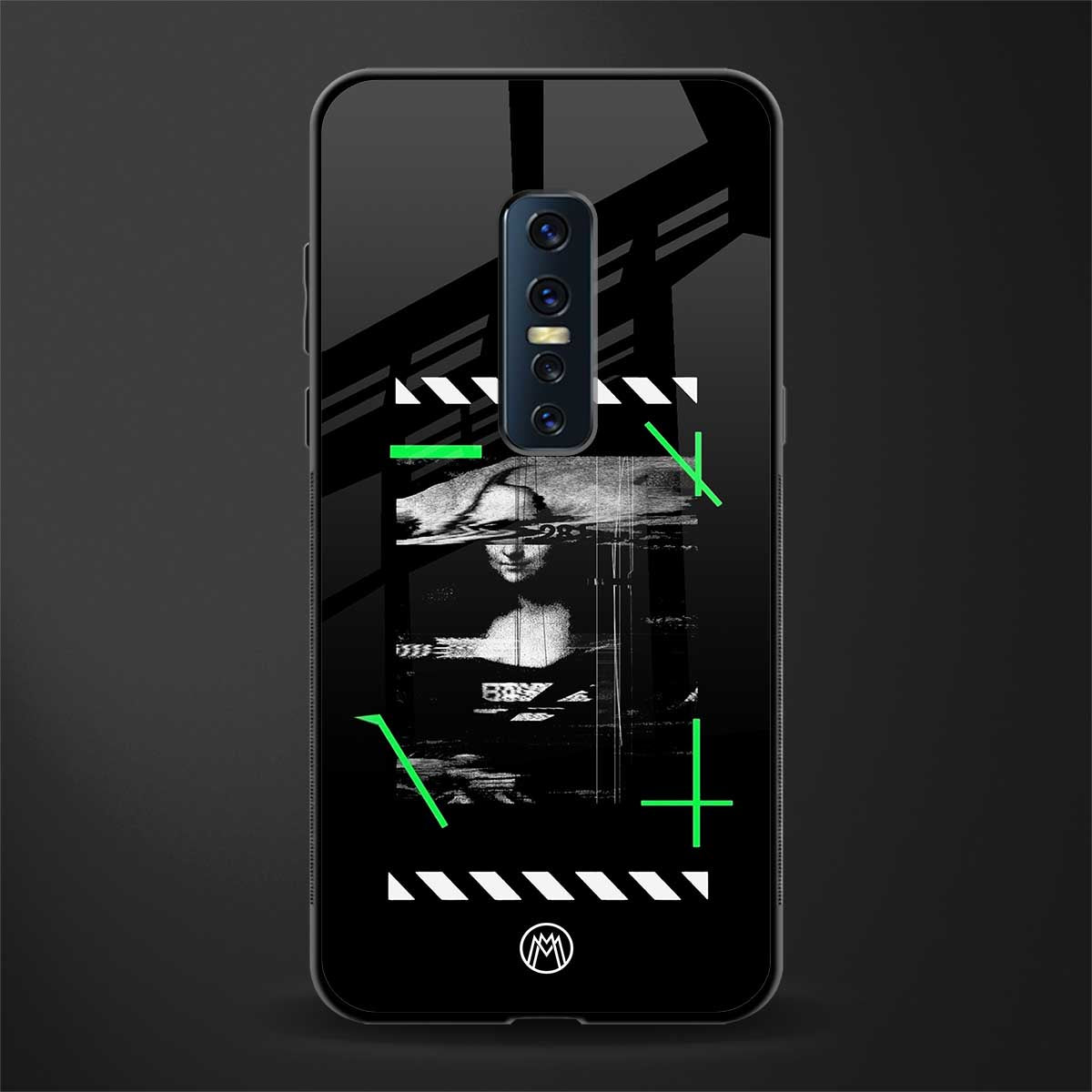 mona lisa art glass case for vivo v17 pro image