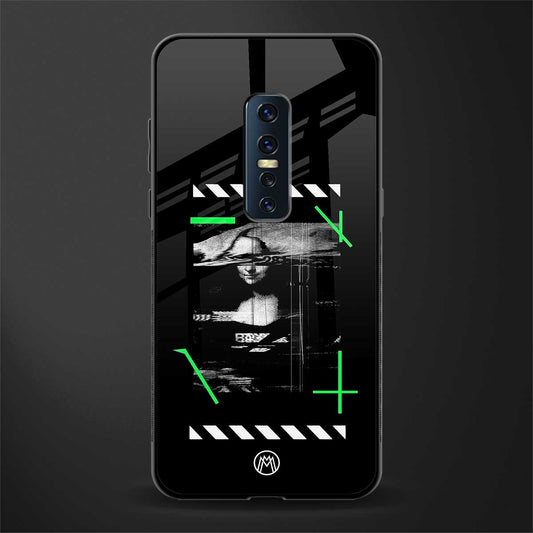 mona lisa art glass case for vivo v17 pro image