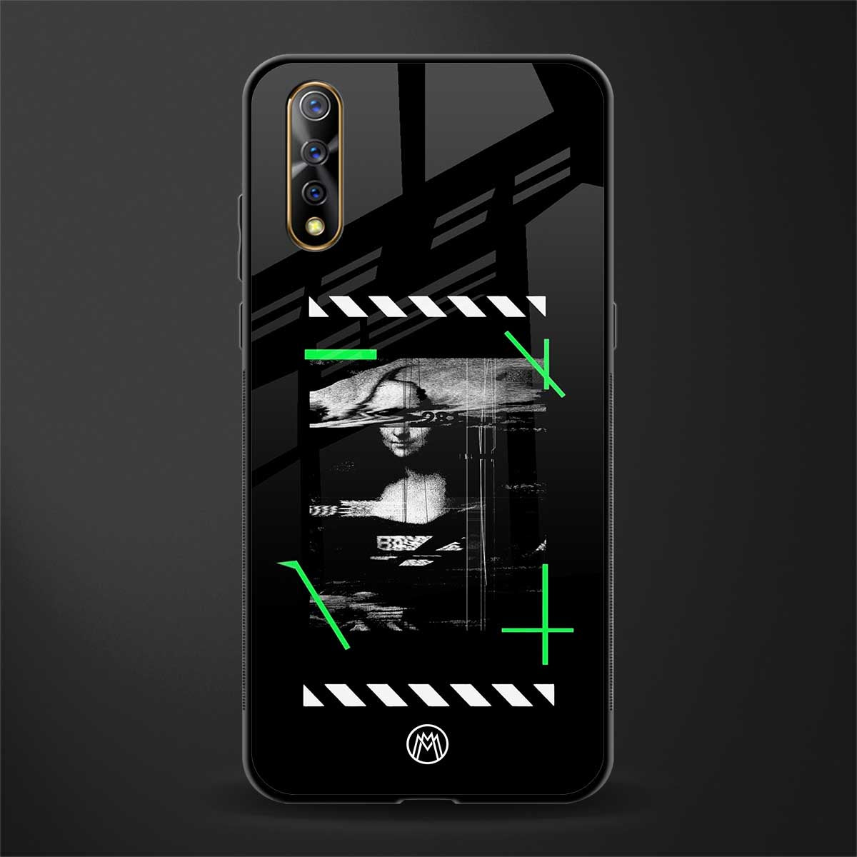 mona lisa art glass case for vivo s1 image